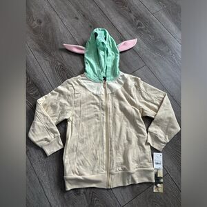 Star wars  the mandalorian baby Yoda  zipper sweater NWT